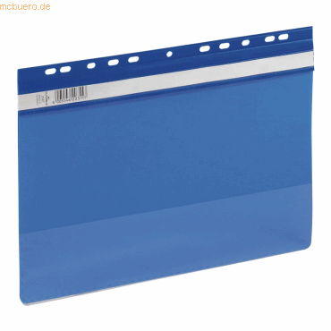 50 x Durable Einhängehefter Economy A4 Kunststoff blau von Durable