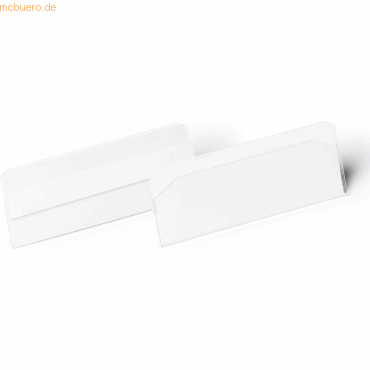 Durable Etikettentasche 103x43mm HardCover transparent VE=10 Stück Durable Etikettentasche 103x43mm HardCover transparent VE=10 Stück von Durable