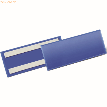 Durable Etikettentaschen selbstklebend 210x74mm blau VE=50 Stück von Durable