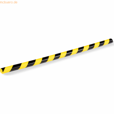 Durable Flächenschutzprofil S32R 1m selbstklebend schwarz/gelb Durable Flächenschutzprofil S32R 1m selbstklebend schwarz/gelb von Durable