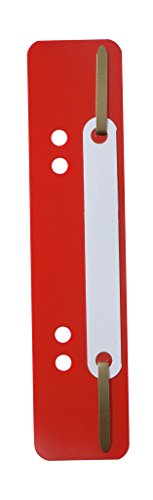 Durable Heftstreifen Flexi, 1 Packung à 250 Stück, rot, 690103 von Durable