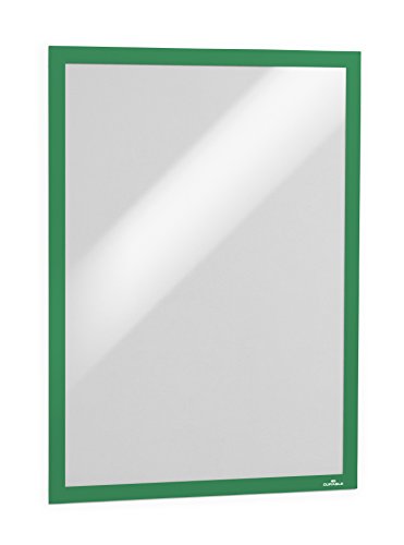 Durable Info-Rahmen Duraframe (A3, selbstklebend mit Magnetverschluss) 6 Stück, grün, 488305 von Durable
