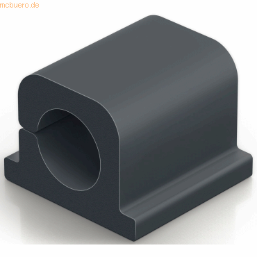 Durable Kabel-Clip Cavoline Clip Pro 1 Kunststoff 20x21x16mm graphit V von Durable