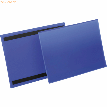 Durable Kennzeichnungstasche magnetisch A4 quer blau VE=50 Stück Durable Kennzeichnungstasche magnetisch A4 quer blau VE=50 Stück von Durable
