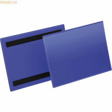 Durable Kennzeichnungstasche magnetisch A5 quer blau VE=50 Stück Durable Kennzeichnungstasche magnetisch A5 quer blau VE=50 Stück von Durable