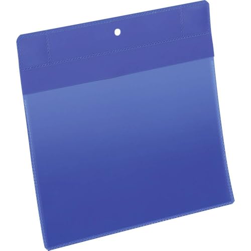 Durable Kennzeichnungstasche plus (A5 quer) Packung à 10 Stück, blau, 174607 von Durable