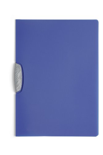 Durable Klemm-Mappe Swingclip Color aus PP, bis zu 30 Blatt, DIN A4, 25-er Packung, blau, 226606 von Durable