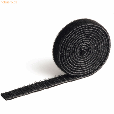 Durable Klettband-Kabelbinder Cavoline Grip 10 100x1 cm schwarz von Durable