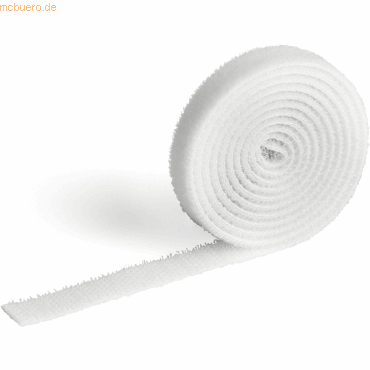 Durable Klettband-Kabelbinder Cavoline Grip 10 100x1 cm weiß von Durable