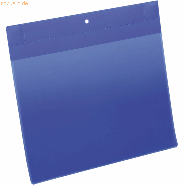 Durable Magnettasche Neodym magnetisch A4 quer blau VE=10 Stück von Durable