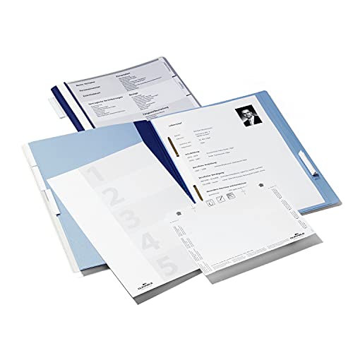 Durable Personalhefter, Hartfolie, DIN A4, 5fach-Register, blau Durable Personalhefter, Hartfolie, DIN A4, 5fach-Register, blau von Durable