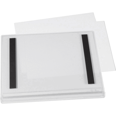 Durable Plakattasche wasserdicht A5 magnetisch transparent 5 Stück von Durable