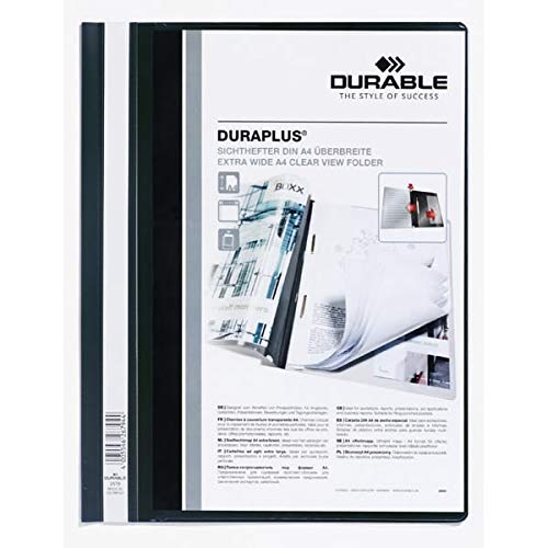 Duraplus Nadelhefter - personalisierbarer Einband - 21 x 29,7 cm - schwarz - Durable Duraplus Nadelhefter - personalisierbarer Einband - 21 x 29,7 cm - schwarz - Durable von Durable