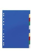 Durable Register, PP, blanko, farbiger Verlauf, DIN A4, 210/220 x 297 mm, 10 Blatt Durable Register, PP, blanko, farbiger Verlauf, DIN A4, 210/220 x 297 mm, 10 Blatt von Durable