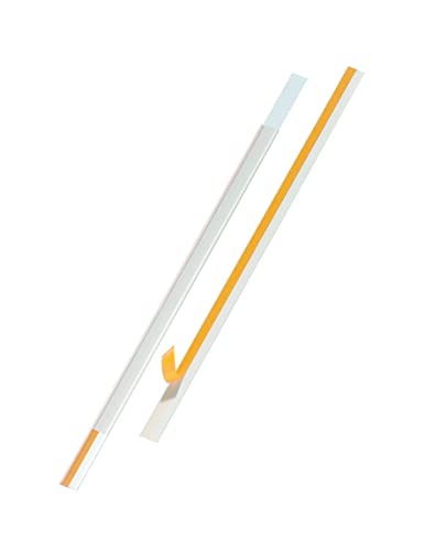 Durable Scannerschienen Scanfix inkl. Etiketten, 1000 x 20 mm, transparent, 25 Stück, 802619 von Durable