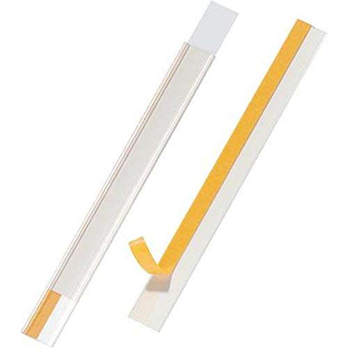 Durable Scannerschienen Scanfix inkl. Etiketten, 200 x 20 mm, transparent, Beutel à 5 Stück, 804419 von Durable