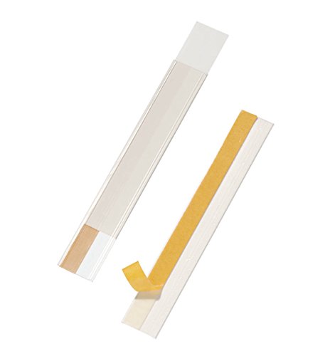 Durable Scannerschienen Scanfix inkl. Etiketten, 200 x 40 mm, transparent, 50 Stück, 802519 Durable Scannerschienen Scanfix inkl. Etiketten, 200 x 40 mm, transparent, 50 Stück, 802519 von Durable