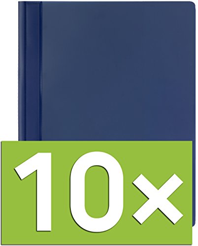 Durable Schnellhefter Duralux, überbreit (10 Stück dunkelblau) von Durable