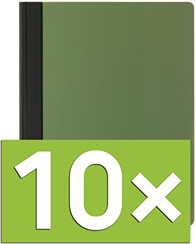 Durable Schnellhefter Duralux, überbreit (10 Stück grün) von Durable