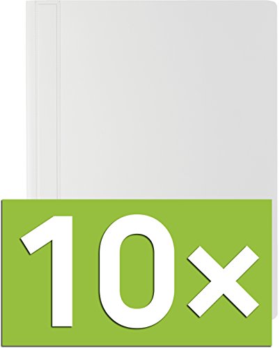 Durable Schnellhefter Duralux, überbreit (10 Stück weiß) von Durable
