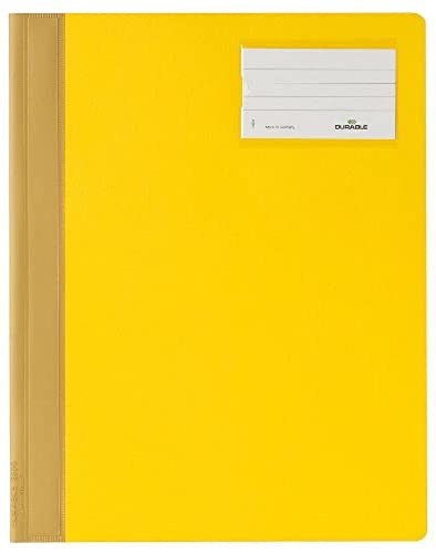 Durable Schnellhefter für A4 Überbreite, gelb, 25er Packung, 250004 Durable Schnellhefter für A4 Überbreite, gelb, 25er Packung, 250004 von Durable