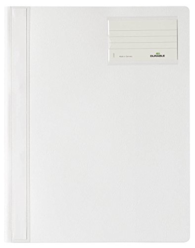 Durable Schnellhefter für A4 Überbreite, weiß, 25er Packung, 250002 Durable Schnellhefter für A4 Überbreite, weiß, 25er Packung, 250002 von Durable