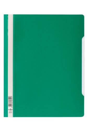 Durable Schnellhefter mit transparentem Deckel, überbreit, 50 Stück, grün, 257005 Durable Schnellhefter mit transparentem Deckel, überbreit, 50 Stück, grün, 257005 von Durable