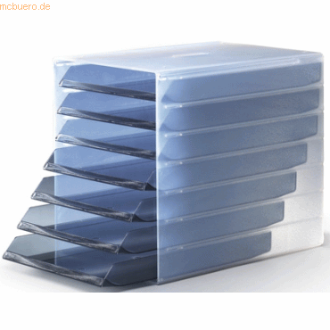 Durable Schubladenbox Idealbox 7 Fächer grau von Durable