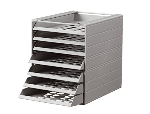 Durable Schubladenbox Idealbox Basic 7, 250 x 332 x 322, grau, 1712002050 von Durable