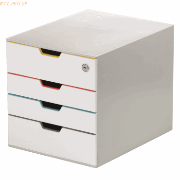 Durable Schübebox VARICOLOR MIX 4 MIX 4 SAFE 762627 4 Schübe grau/farb Durable Schübebox VARICOLOR MIX 4 MIX 4 SAFE 762627 4 Schübe grau/farb von Durable