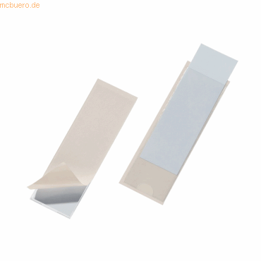 Durable Selbstklebetasche Pocketfix 125x40mm transparent VE=10 Stück Durable Selbstklebetasche Pocketfix 125x40mm transparent VE=10 Stück von Durable