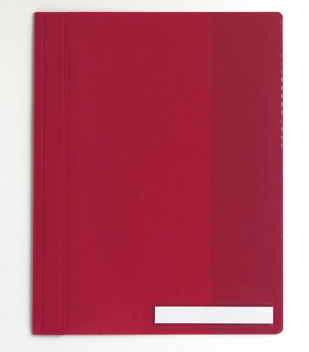 Durable Sichthefter, überbreit, rot, 25er Packung, 251003 von Durable