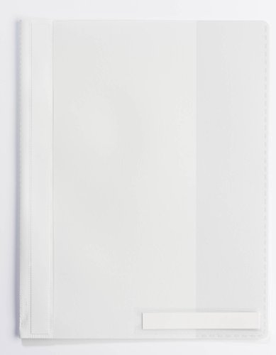 Durable Sichthefter, überbreit, weiß, 25er Packung, 251002 von Durable