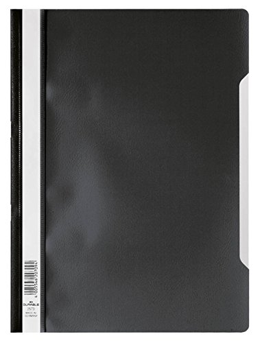 Durable Sichthefter A4 Standard, PP, 227 x 310 mm, schwarz, 50er Packung, 257301 Durable Sichthefter A4 Standard, PP, 227 x 310 mm, schwarz, 50er Packung, 257301 von Durable
