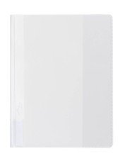 Durable Sichthefter DURALUX©, DIN A4 berbreit und transparenten Deckel, Hartfolie, weiá von Durable