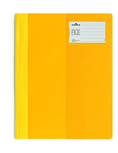 Durable Sichthefter Project File, Schnellhefter für Projektunterlagen, Packung 25 Stück, gelb, 274504 Durable Sichthefter Project File, Schnellhefter für Projektunterlagen, Packung 25 Stück, gelb, 274504 von Durable