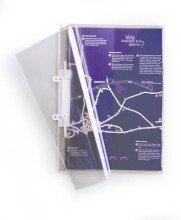 Durable Sichthefter glasklar, DIN A4, Weichfolie, 223 x 313 mm, transparent von Durable