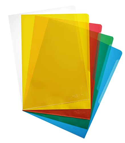 Durable Sichthülle Standard A4, Polypropylen 120 µ, Karton à 100 Stück, farbig sortiert, 233700 von Durable