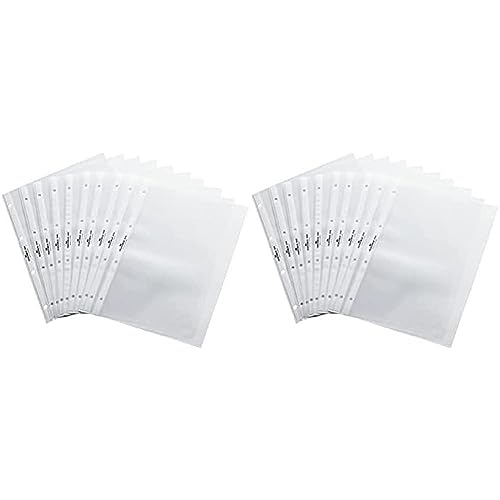 Durable Sichthülle für Tisch-Flipchart, 1 Beutel à 10 Stück, farblos, 856619 (Packung mit 2) von Durable
