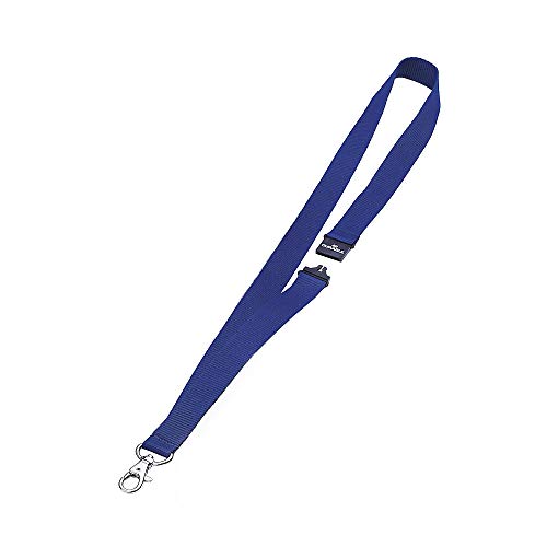Durable Textilbänder mit Karabinerhaken - Sicherheitsverschluss, VE 50 Stk dunkelblau - Akkreditierung Band Bänder Zubehör Durable Textilbänder mit Karabinerhaken - Sicherheitsverschluss, VE 50 Stk dunkelblau - Akkreditierung Band Bänder Zubehör von Durable