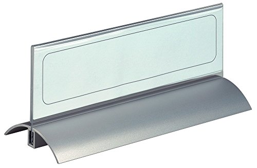 Durable Tischnamensschild Desk Presenter de Luxe, 61 x 210 mm, Acryl mit Aluminium, 820219 Durable Tischnamensschild Desk Presenter de Luxe, 61 x 210 mm, Acryl mit Aluminium, 820219 von Durable