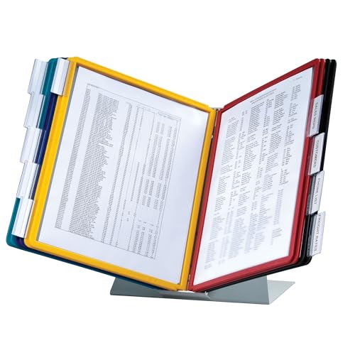 Durable Vario Schreibtisch-Referenzsystem mit 20 Fächern, Briefgröße 10, doppelseitige Paneele, verschiedene Farben Durable Vario Schreibtisch-Referenzsystem mit 20 Fächern, Briefgröße 10, doppelseitige Paneele, verschiedene Farben von Durable
