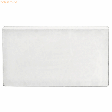 Durable Visitenkarten-Tasche Pocketfix 105x65mm transparent VE=10 Stüc von Durable