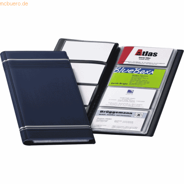 Durable Visitenkartenalbum Visifix dunkelblau Durable Visitenkartenalbum Visifix dunkelblau von Durable