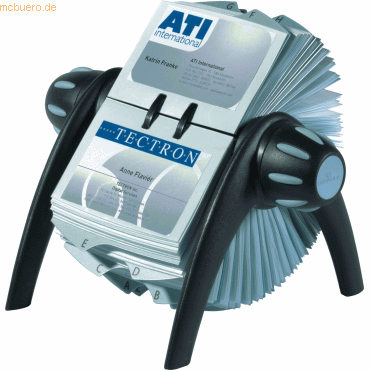 Durable Visitenkartenrollkartei Visifix flip schwarz Durable Visitenkartenrollkartei Visifix flip schwarz von Durable