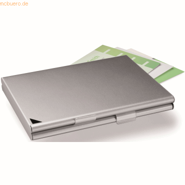 Durable Visitenkartenspender Business Card Box duo für 20 Karten metal Durable Visitenkartenspender Business Card Box duo für 20 Karten metal von Durable