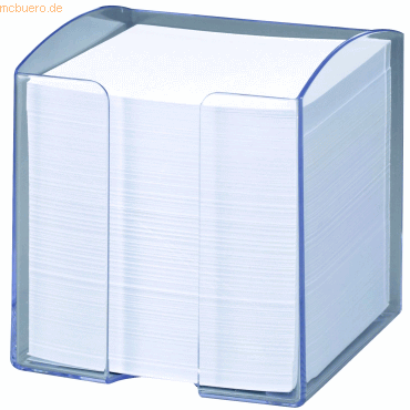 6 x Durable Zettelbox Trend 10x10x10,5cm transparent von Durable