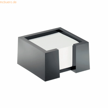 Durable Zettelkasten Note Box cubo schwarz von Durable