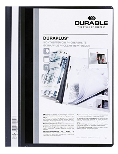 Nachhaltige Herren Hemd Lamellen Duraplus für A4 schwarz von Durable