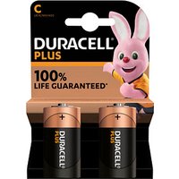 2 DURACELL Batterien PLUS Baby C 1,5 V von Duracell